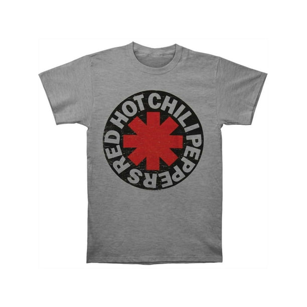 Red Hot Chili Peppers Distressed Mens T-Shirt Black